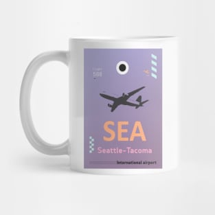 SEA Seattle airport tag Mug